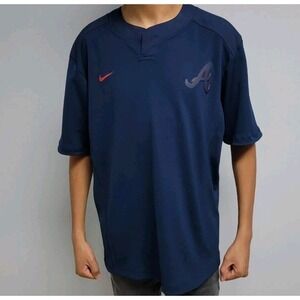 Nike Atlanta Braves‎ Freddie Freeman 5 1 Button MLB Players Choice Jersey Large